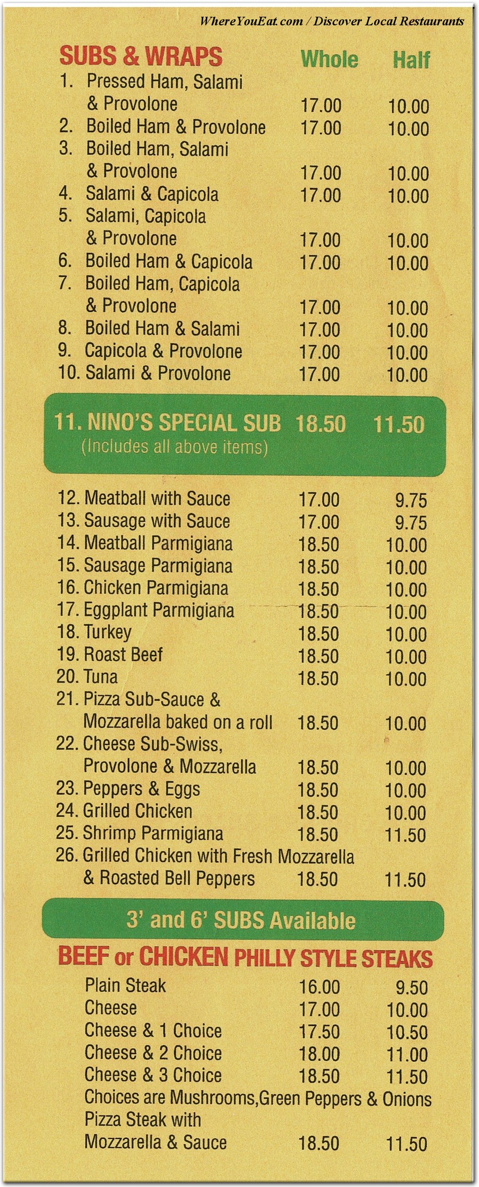 Our Foods
